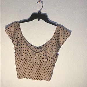 Polka dot  crop top